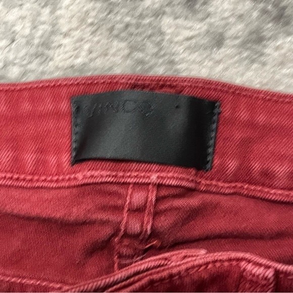 Vince Brick Red Skinny Jeans Size 25 - Picture 11 of 15